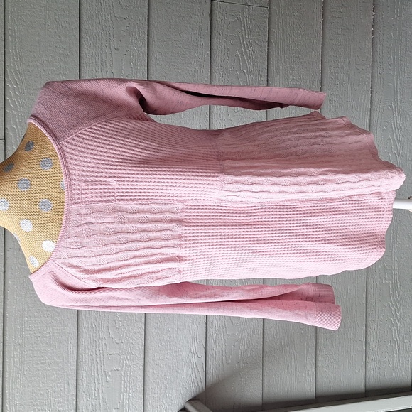 Anthropologie Saturday Sunday Waffle Knit Top Size Small - Picture 6 of 11